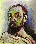 Henri Matisse Self Portrait in a Striped T shirt 1906, oil painting reproduction